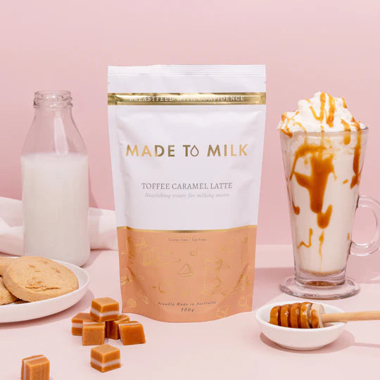 Made to Milk Deluxe Lactation Toffee Caramel Latte (300gm)