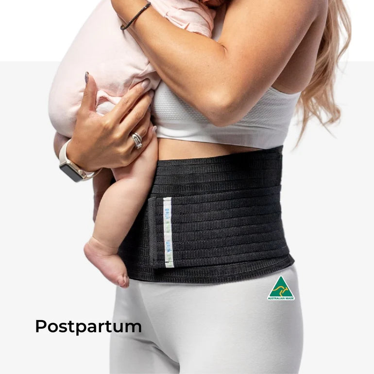 Belly Band 3-in-1 Pregnancy, Postpartum, C-Section - Black