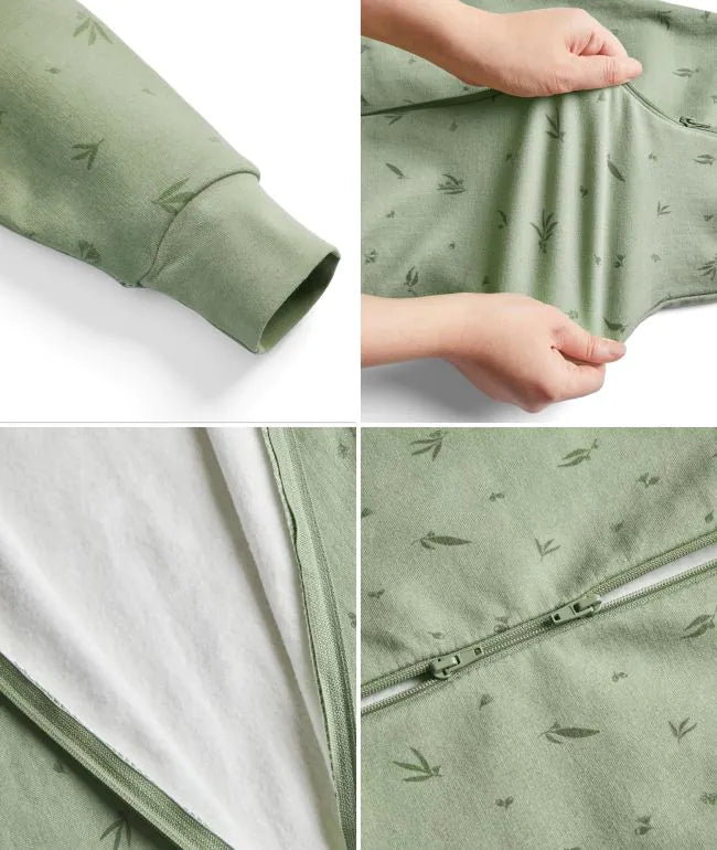 Ergo Pouch Jersey Sleeping Bag Long Sleeve 1.0 TOG - Oatmeal Marle