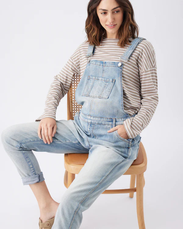Ripe Denim Overalls - Pale Blue