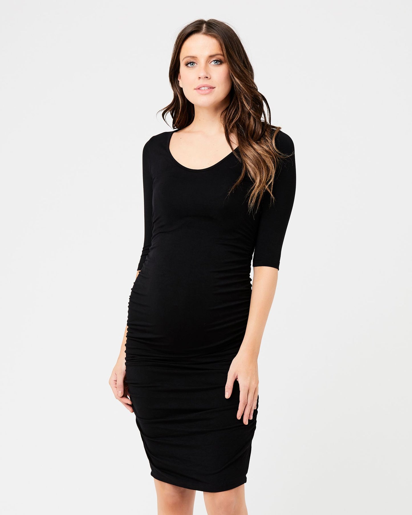 Ripe Cocoon Dress Elbow Sleeve - Black