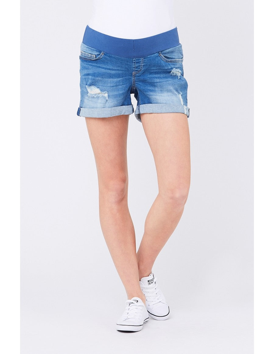 Ripe Baxter Boyfriend Short - New Blue
