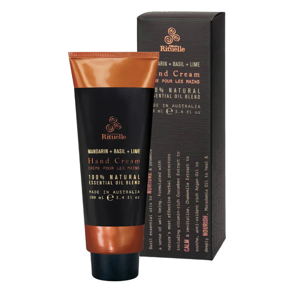 Urban Rituelle EQ 100ml Hand Cream - Mandarin, Basil & Lime