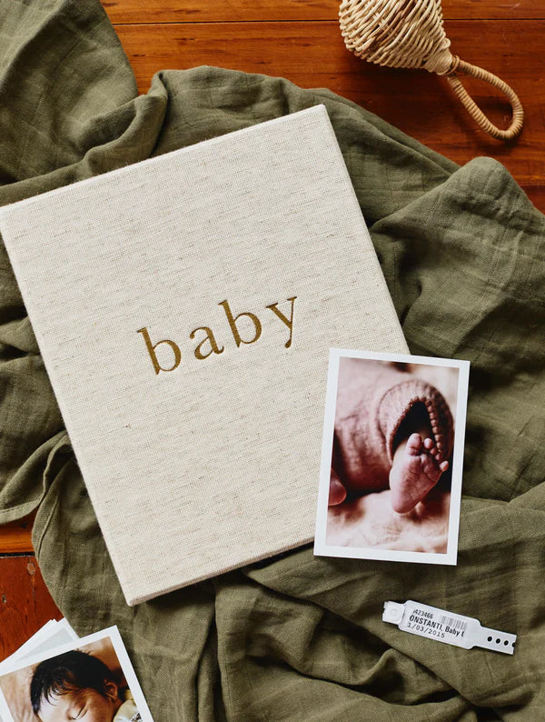 Write To Me Boxed Baby First Year of You - Oatmeal