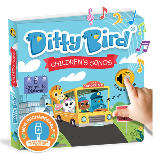 Ditty Bird Children's Songs Musical Book