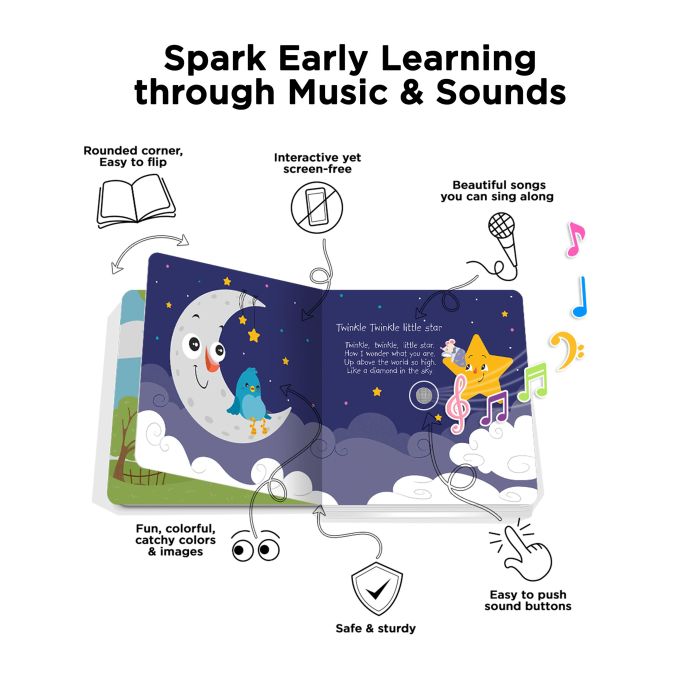 Ditty Bird Bedtime Songs Musical Book