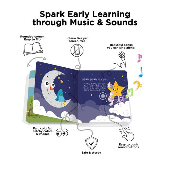 Ditty Bird Bedtime Songs Musical Book