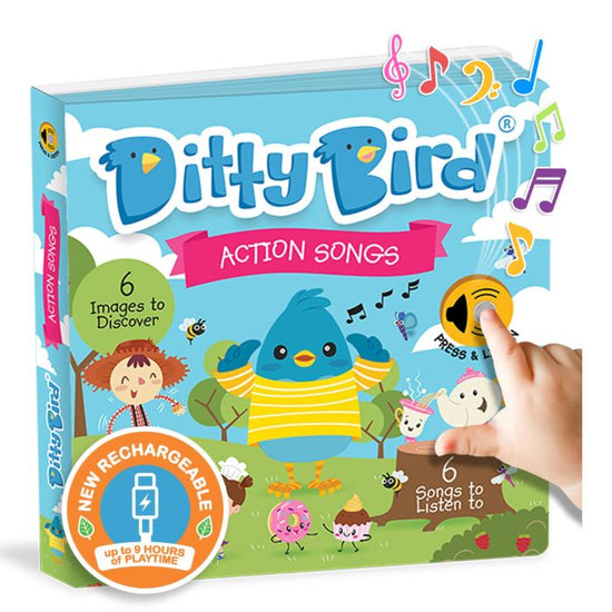 Ditty Bird Action Songs Musical Book