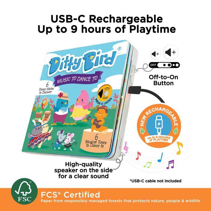 Ditty Bird Music To Dance To Musical Book