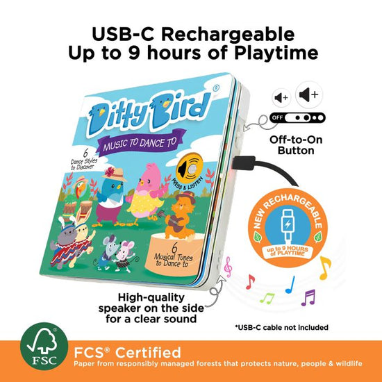 Ditty Bird Music To Dance To Musical Book