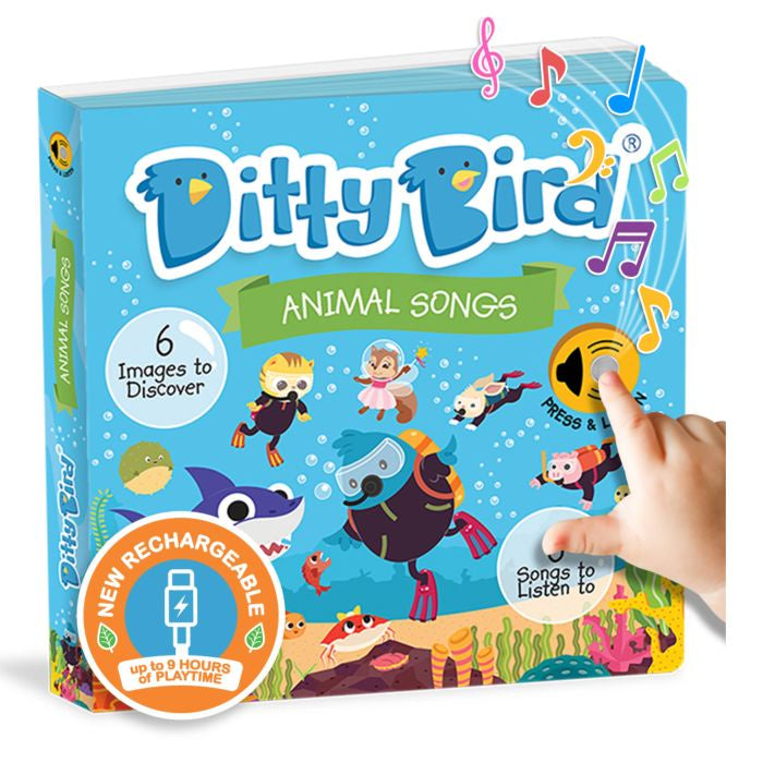 Ditty Bird Animal Songs Musical Book