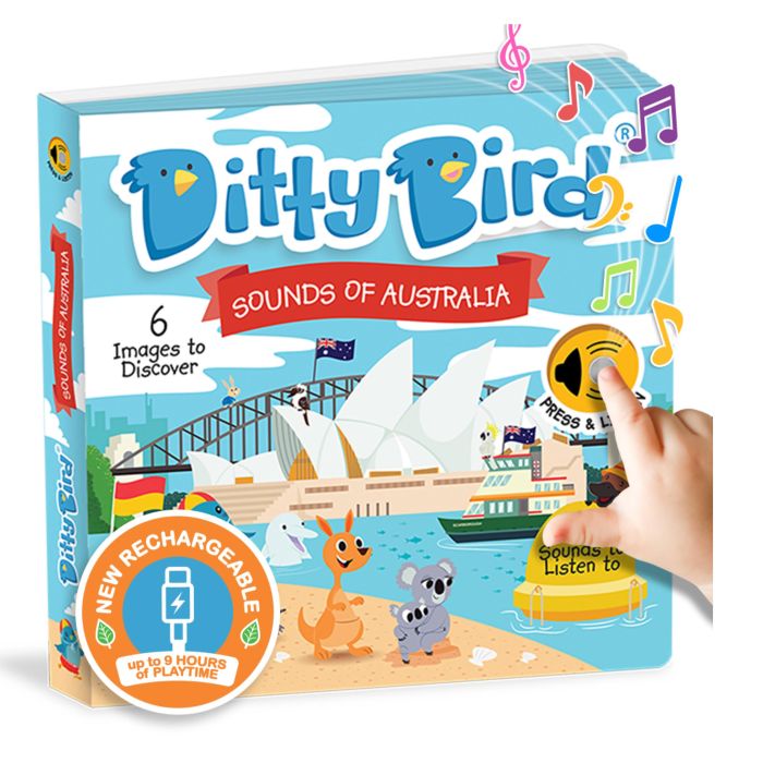 Ditty Bird Sounds of Australia Musical Book