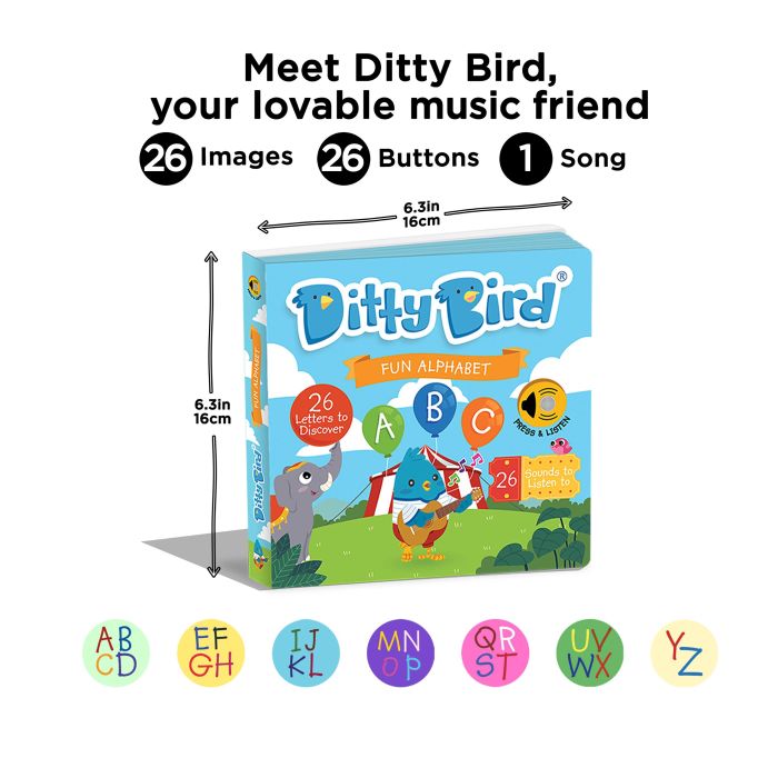 Ditty Bird Fun Alphabet Musical Book
