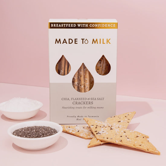 Made To Milk - Chia, Flaxseed & Sea Salt Crackers