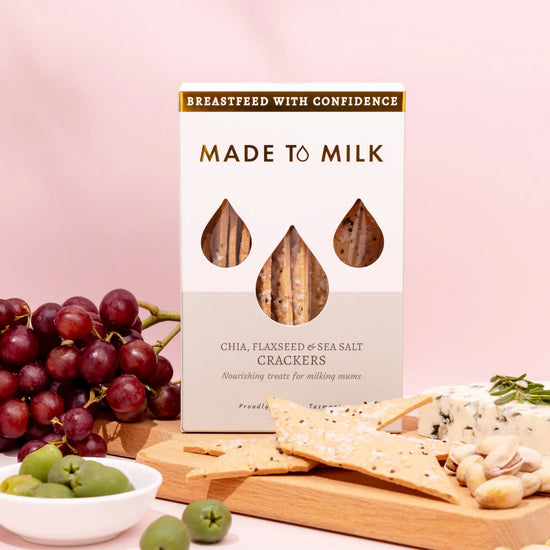 Made To Milk - Chia, Flaxseed & Sea Salt Crackers