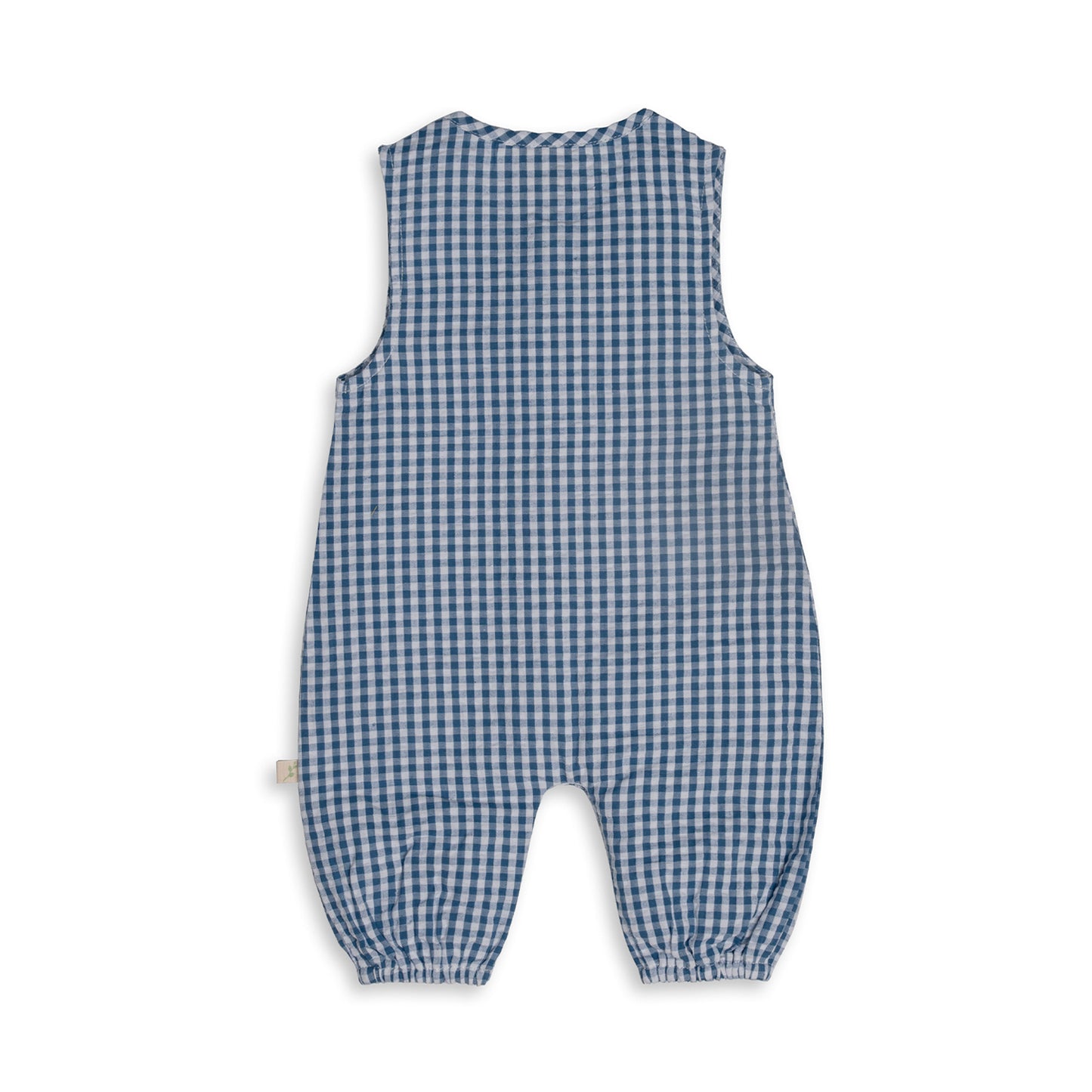 Tiny Twig Playsuit - Blue Gingham