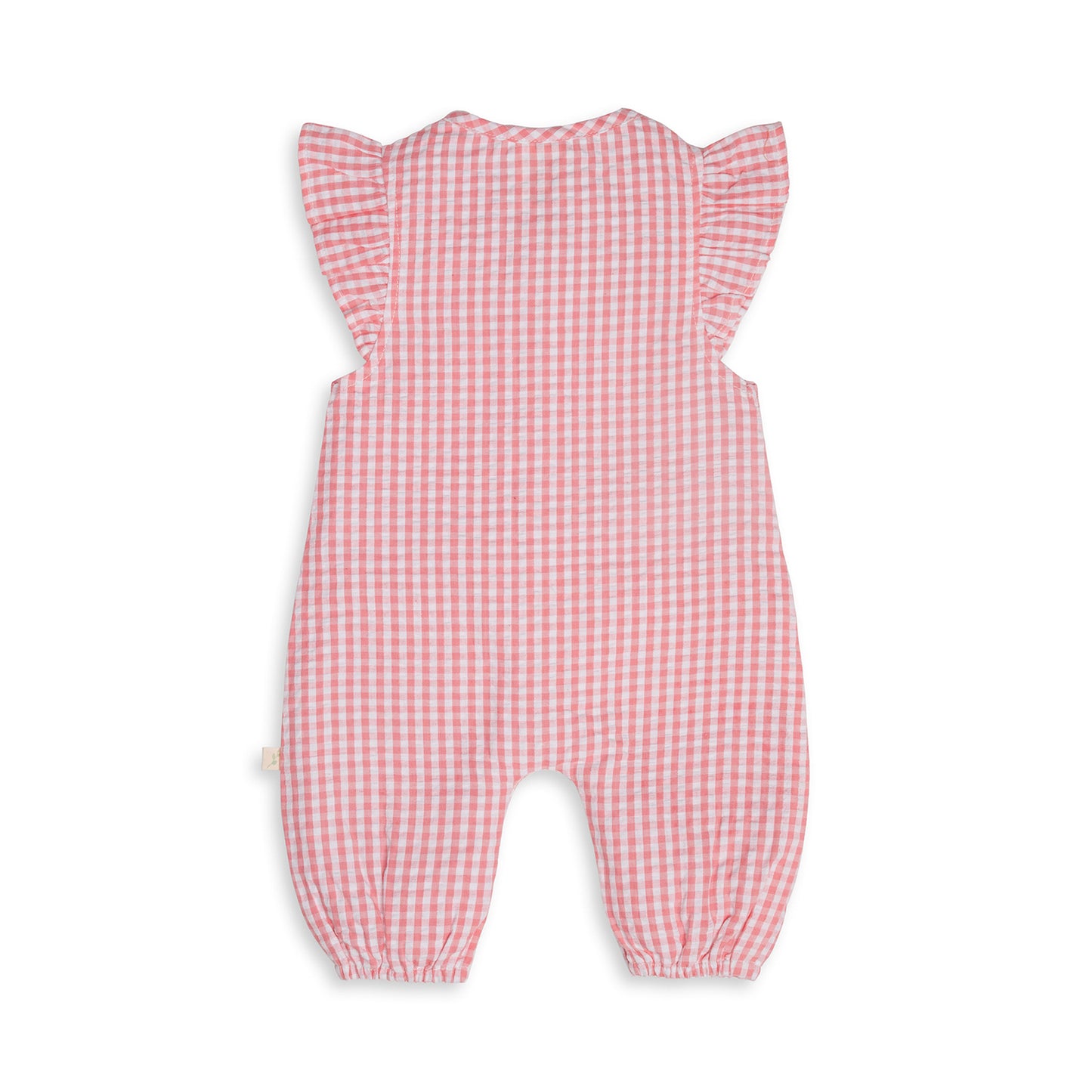 Tiny Twig Playsuit Cap Sleeve - Berry Gingham