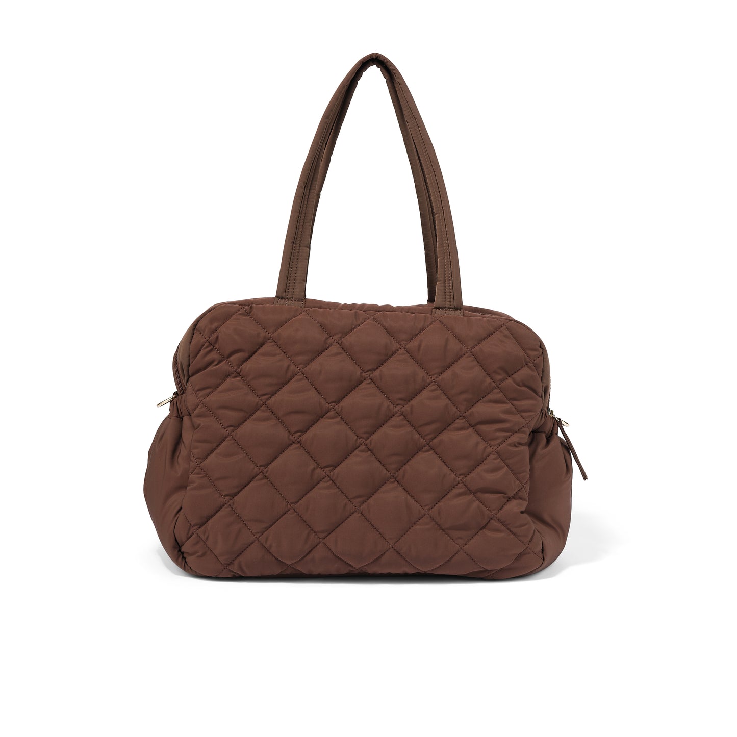 OiOi Carry All Nappy Bag - Puffy Chocolate (Quilt)