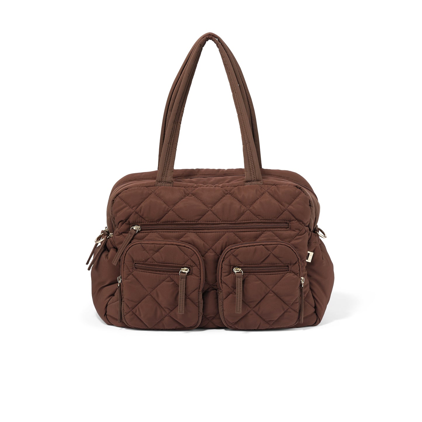 OiOi Carry All Nappy Bag - Puffy Chocolate (Quilt)