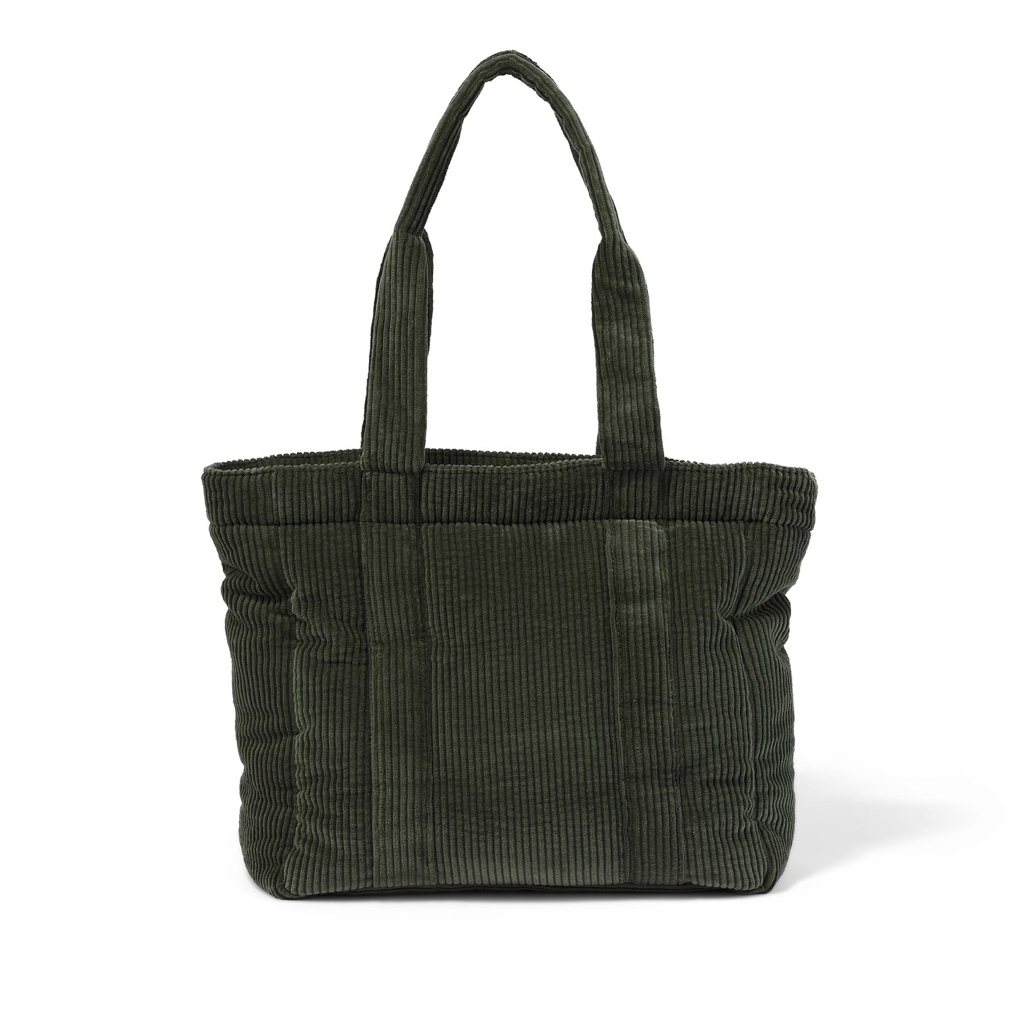 OiOi Everyday Tote - Moss Green Corduroy