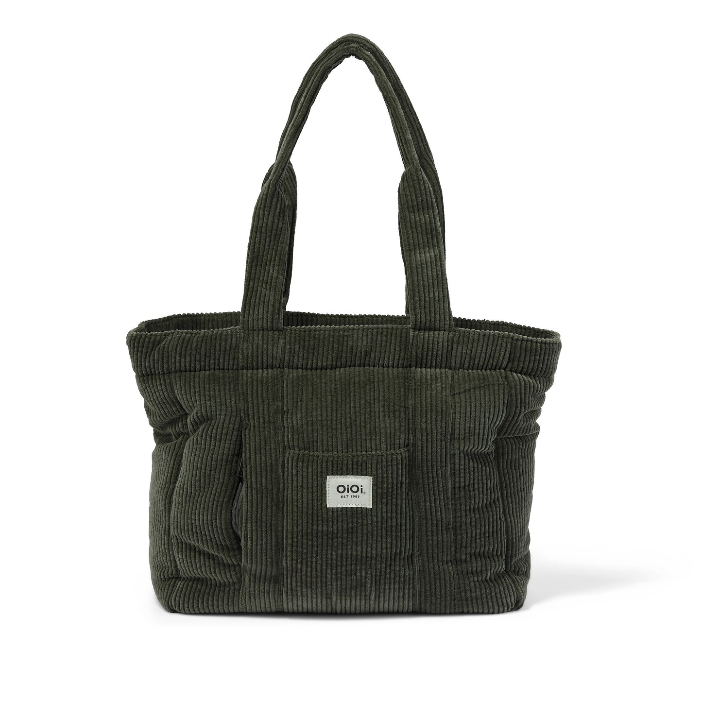 OiOi Everyday Tote - Moss Green Corduroy