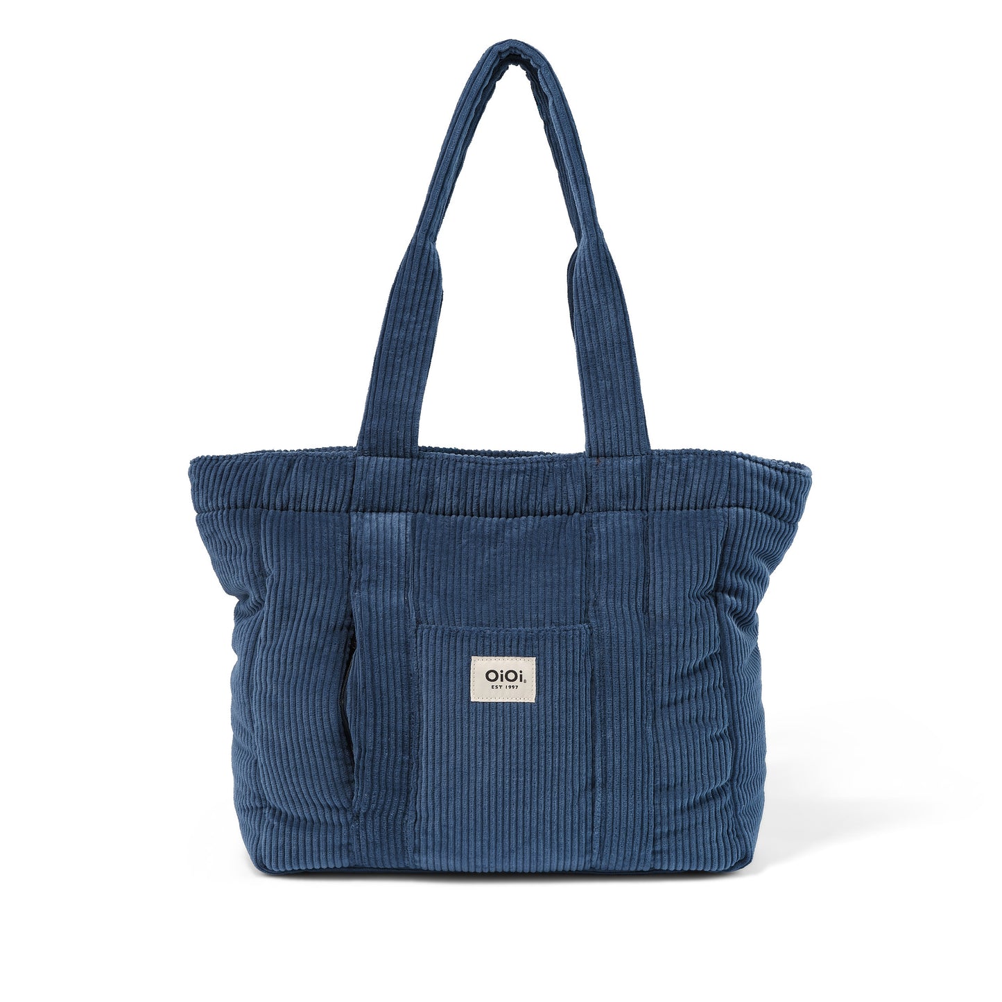 OiOi Everyday Tote - Ocean Blue Corduroy