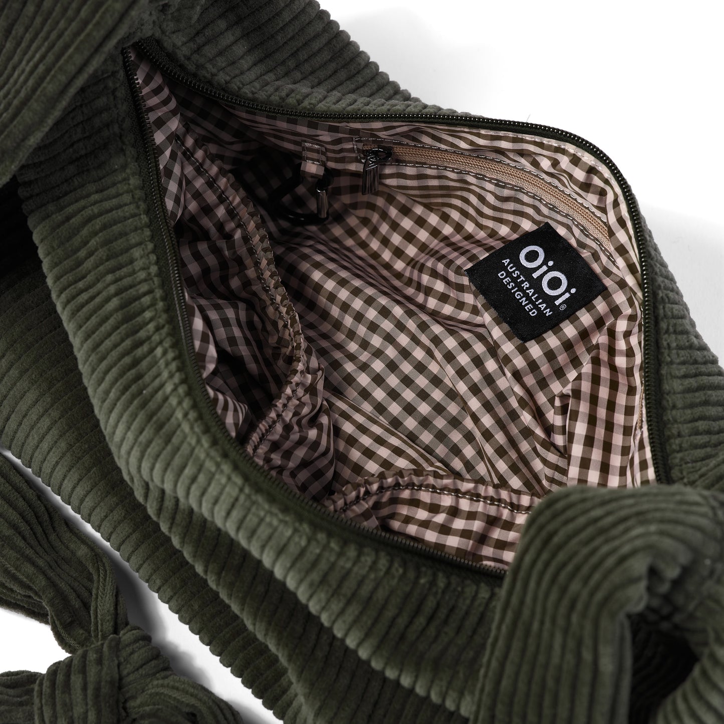 OiOi Luna Crossbody - Moss Green Corduroy
