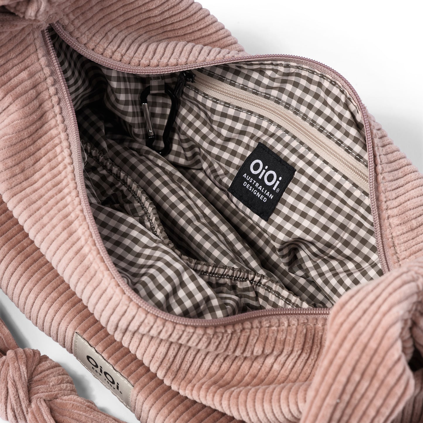 OiOi Luna Crossbody - Rose Pink Corduroy