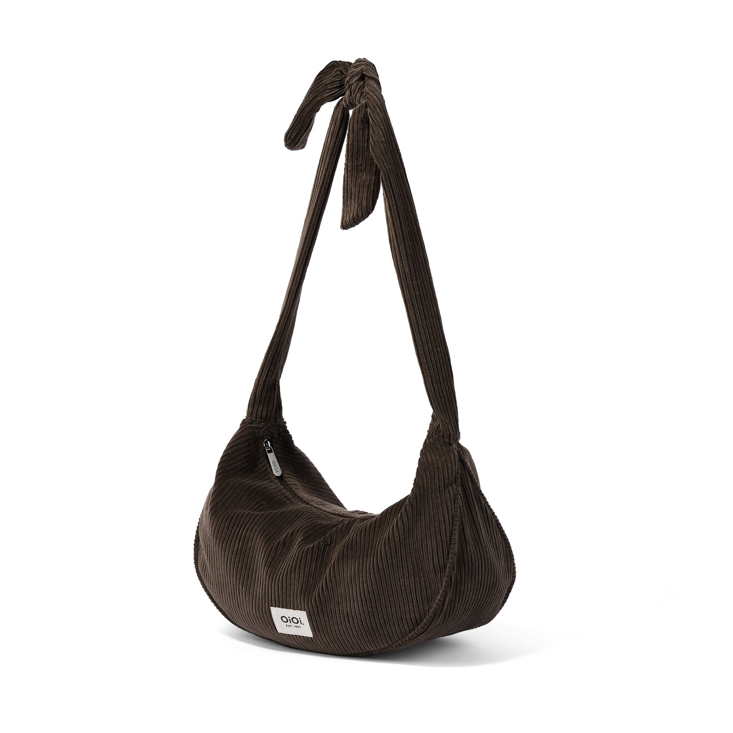 OiOi Luna Crossbody - Chocolate Brown Corduroy