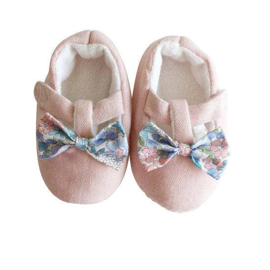 Alimrose Bow Booties - Liberty Blue