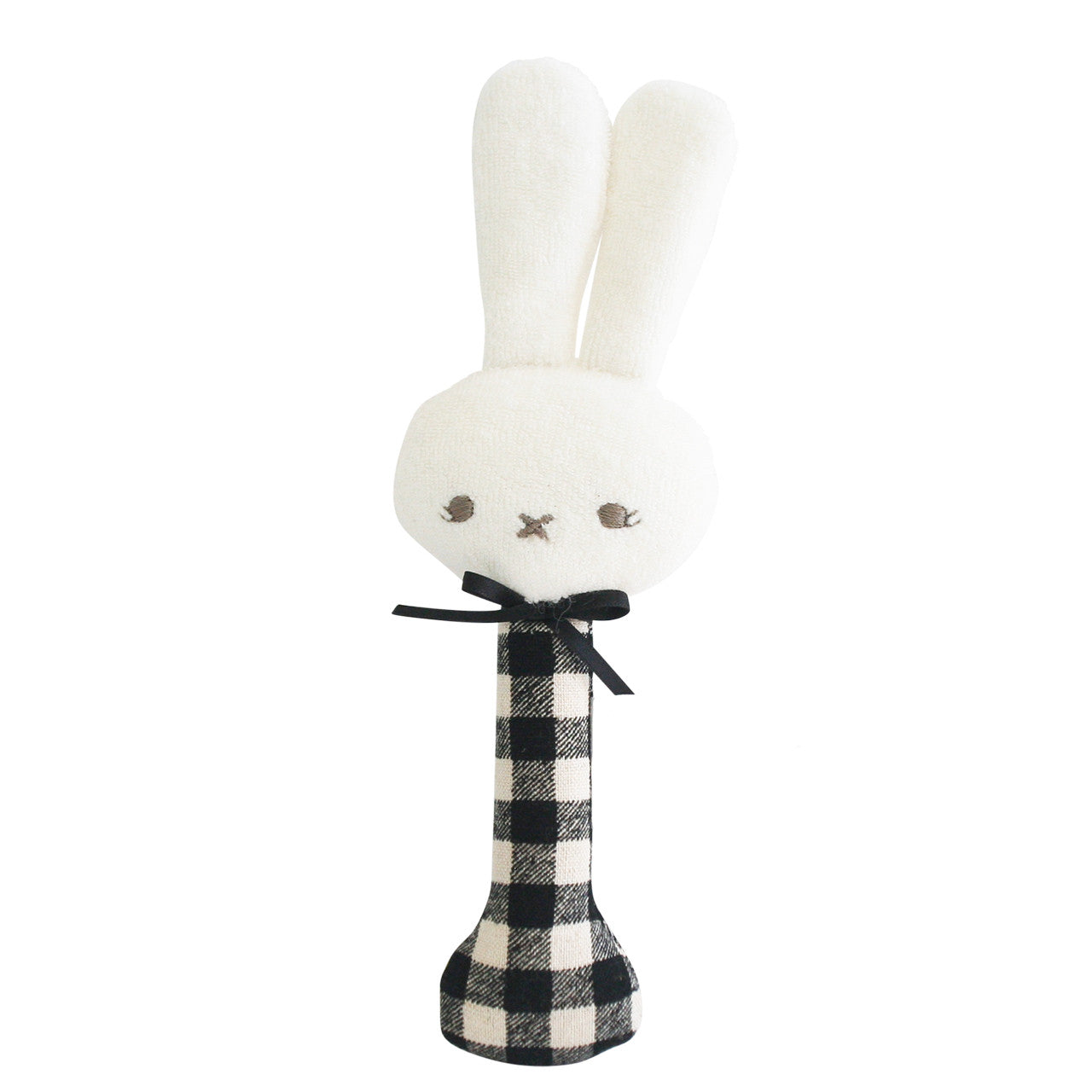 Alimrose Bunny Stick Black Check