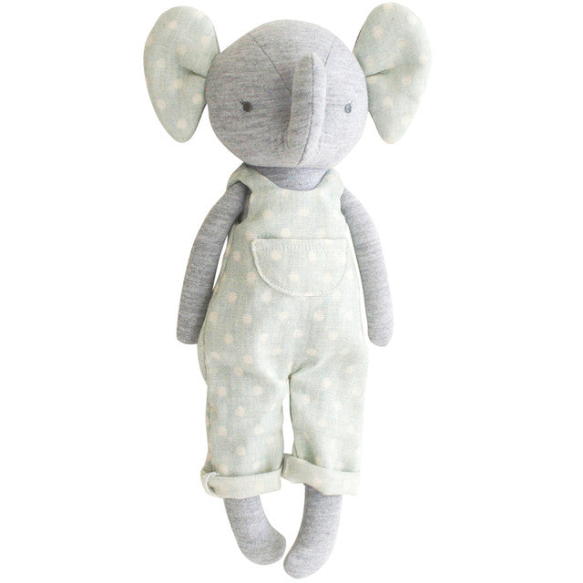 Alimrose Elliot Elephant 28cm Duck Egg Blue