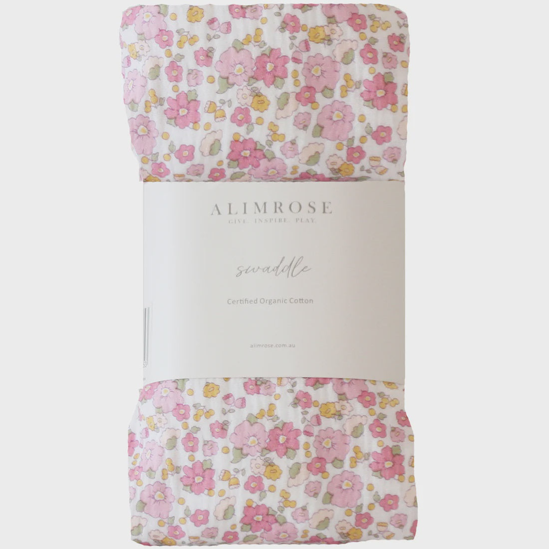 Alimrose Muslin Swaddle Rose Garden