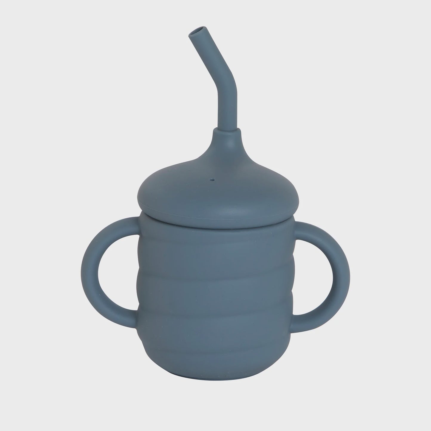 All4Ella Silicone Sippy Cup - Slate Blue