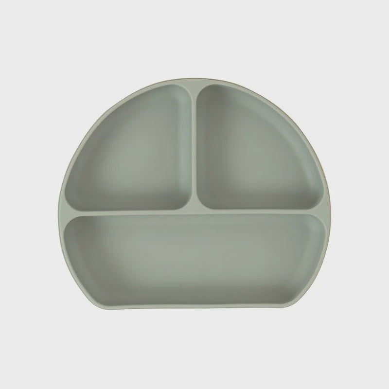 All4Ella Silicone Suction Plate - Olive