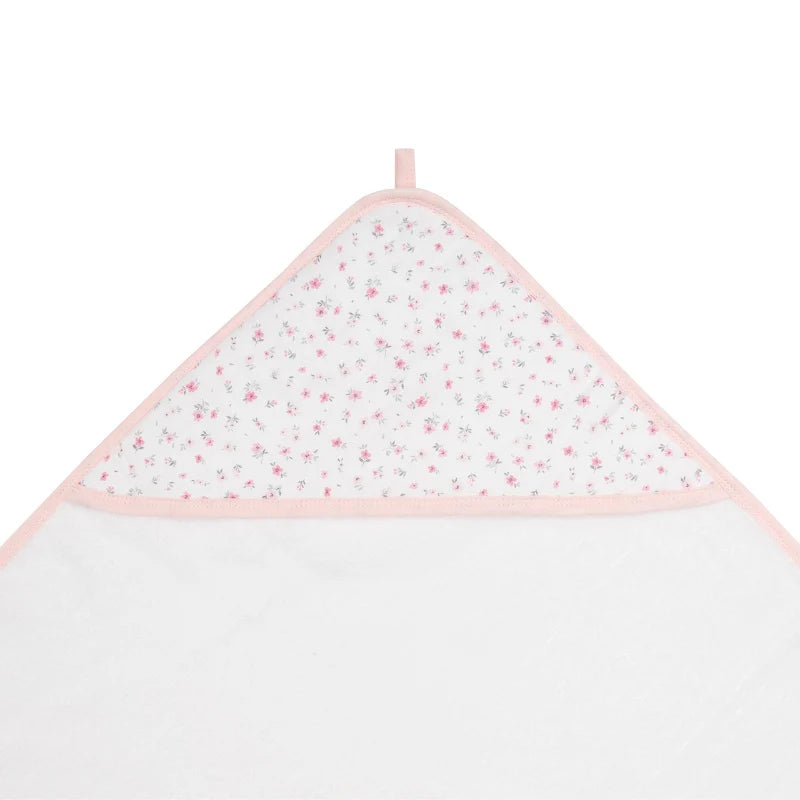 All4Ella Hooded Towel - Pink Petals