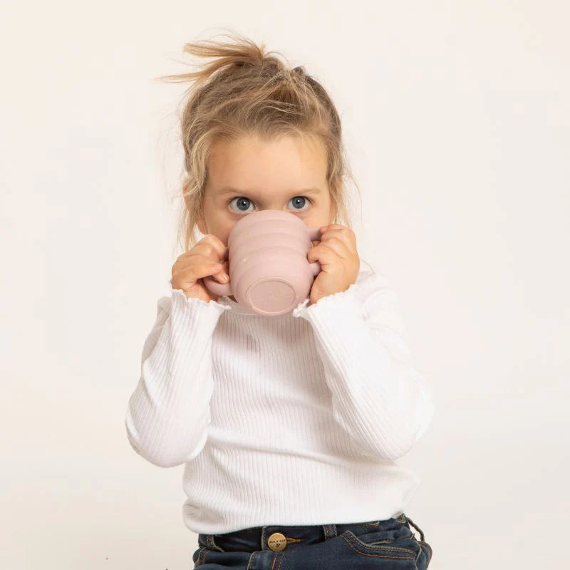 All4Ella Silicone Sippy Cup - Dusty Pink