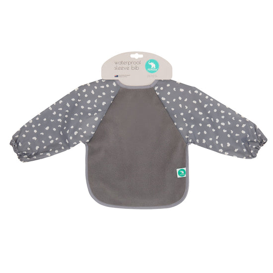 All4Ella Long Sleeve Waterproof Bib - Grey