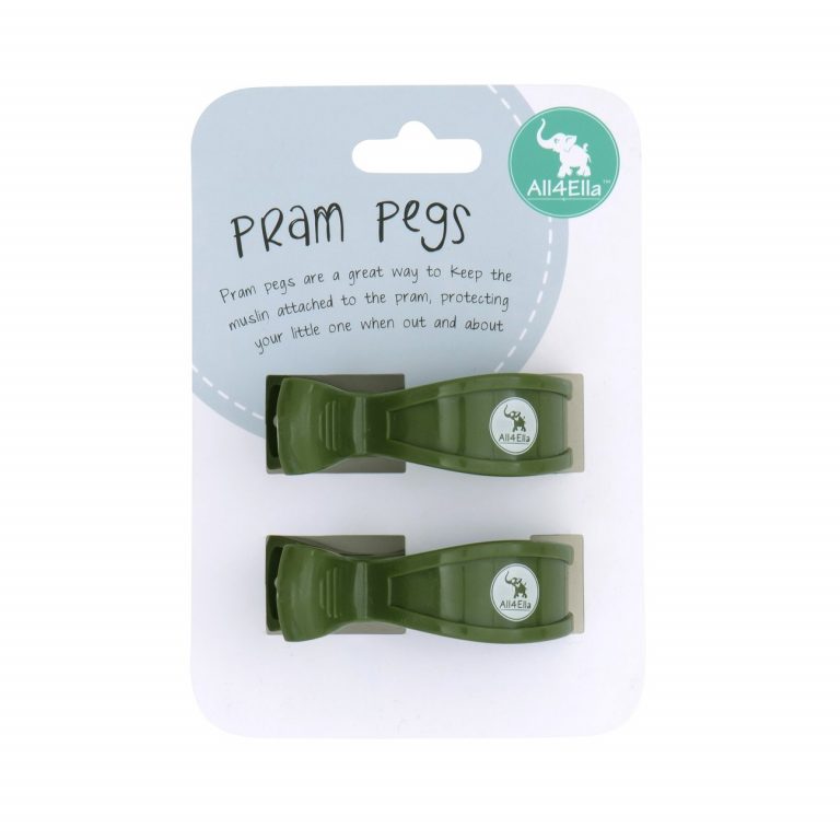 All4Ella Pram Pegs 2pk - Forest