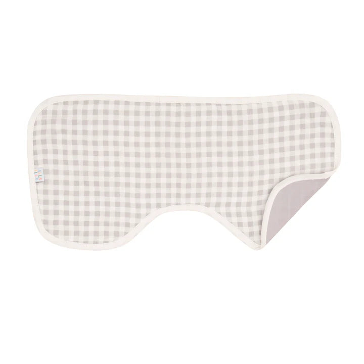 All4Ella Burp Cloth - Gingham Grey