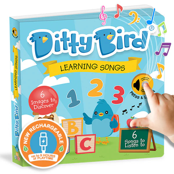 Ditty Bird Learning Songs Musical Book