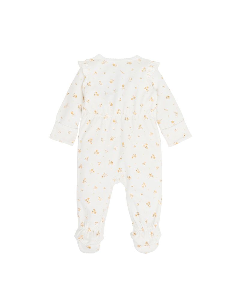 Bebe Bailey Floral LS Zip Onesie