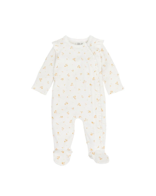 Bebe Bailey Floral LS Zip Onesie