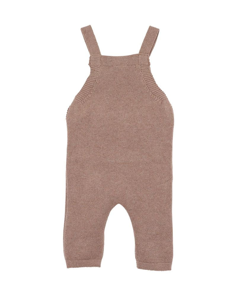 Bebe Bailey Knitted Overalls - Chestnut