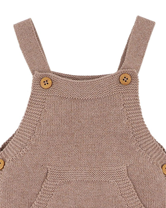 Bebe Bailey Knitted Overalls - Chestnut