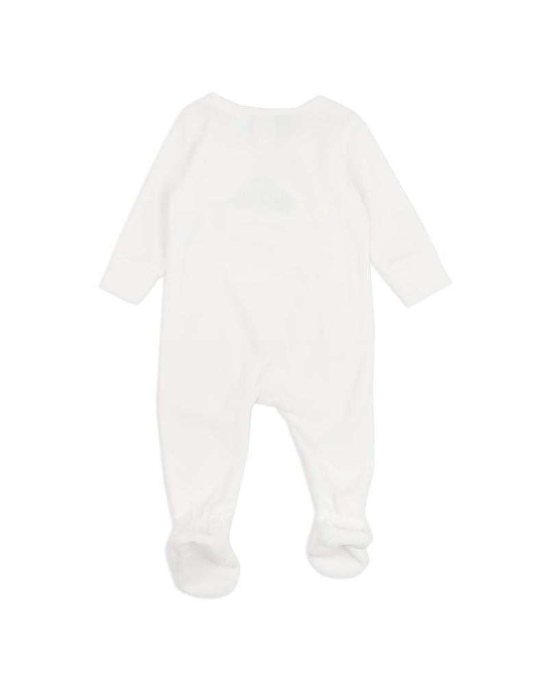 Bebe Bailey Koala Velour Onesie - Cloud