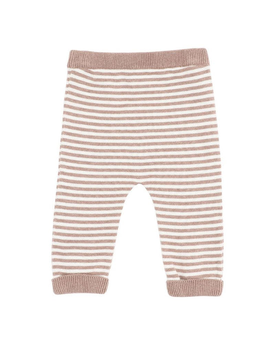 Bebe Bailey Stripe Knitted Leggings - Chestnut Stripe