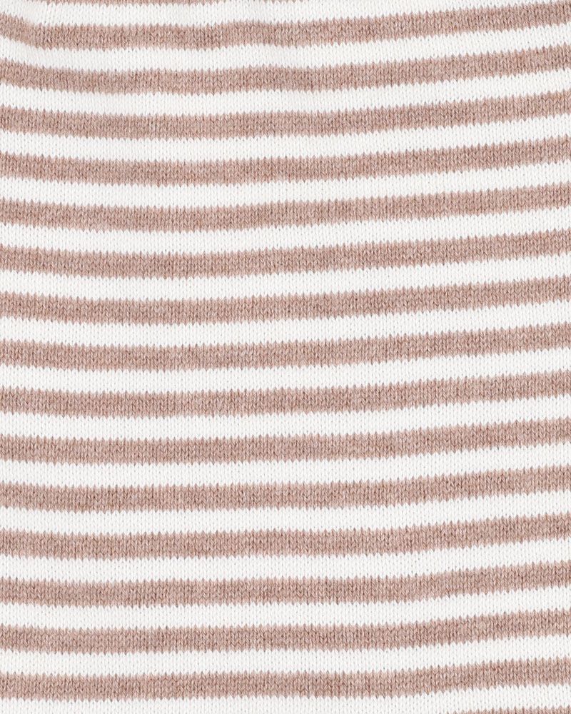 Bebe Bailey Stripe Knitted Leggings - Chestnut Stripe