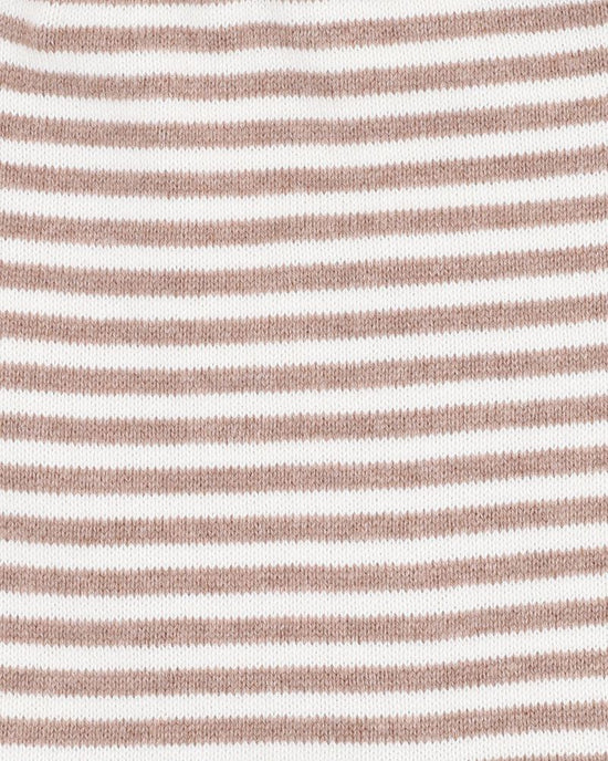 Bebe Bailey Stripe Knitted Leggings - Chestnut Stripe