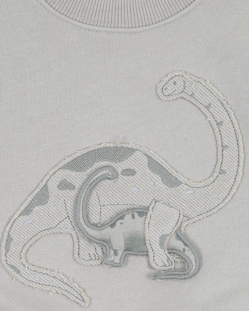 Bebe Isaac 3D Dinosaur Sweatshirt - Light Sage